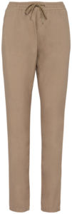 Pantalon personnalisable écologique délavé en lyocell femme Washed Wet Sand