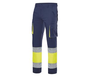 Pantalon personnalisé | Burj Navy Fluo Yellow