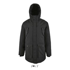 Parka personnalisée chaude et imperméable homme | Ross Men Noir