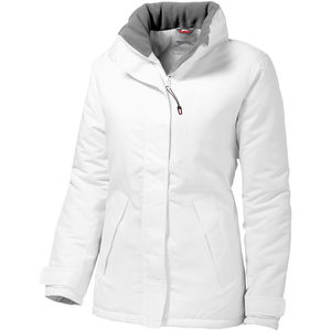 Parka publicitaire femme Under Spin Blanc