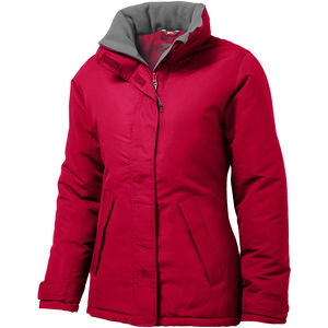 Parka publicitaire femme Under Spin Rouge