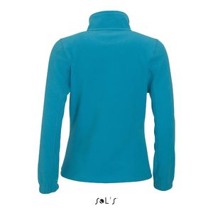 Veste personnalisée micropolaire zippée femme | North Women Aqua 1