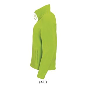 Veste personnalisée micropolaire zippée femme | North Women Lime 2