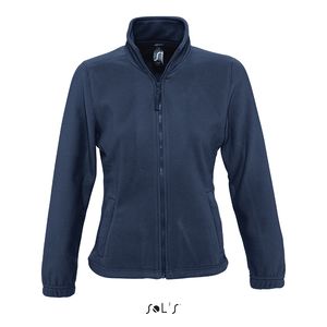 Veste personnalisée micropolaire zippée femme | North Women Marine