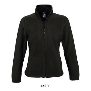 Veste personnalisée micropolaire zippée femme | North Women Noir