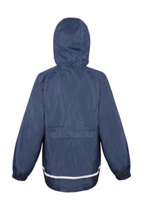 Veste personnalisée enfant manches longues raglan | CORE Junior Microfleece Lined Navy