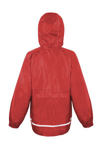 Veste personnalisée enfant manches longues raglan | CORE Junior Microfleece Lined Red