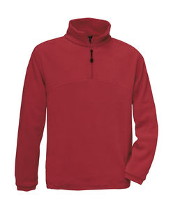 Polaire personnalisée manches longues | Highlander+ 1 4 Zip Fleece Top Red