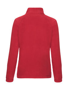 Veste publicitaire femme manches longues cintré | Ladies Full Zip Fleece Red