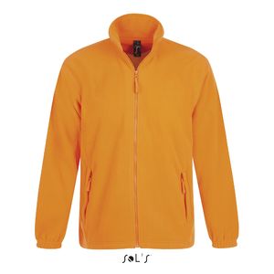 Veste publicitaire micropolaire zippée homme | North Orange fluo