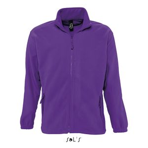 Veste publicitaire micropolaire zippée homme | North Violet foncé