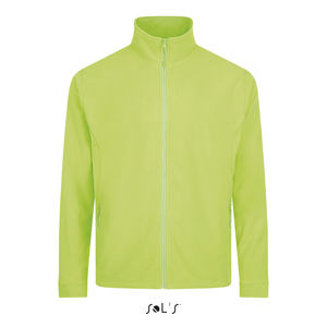 Veste personnalisée micropolaire zippée homme | Nova Men Vert fluo