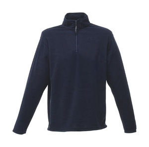 Polaire publicitaire homme manches longues | Micro Zip Dark Navy