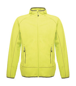 Polaire publicitaire homme manches longues raglan | Ashmore Full Lime Green