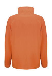 Polaire personnalisée homme manches longues raglan | Micron Orange