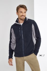 Veste publicitaire polaire bicolore zippée homme | Nordic