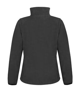 Polaire publicitaire femme manches longues cintrée | Womens Fashion Fit Outdoor Black