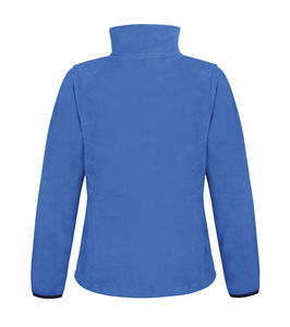 Polaire publicitaire femme manches longues cintrée | Womens Fashion Fit Outdoor Electric Blue