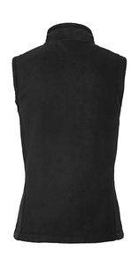 Bodywarmer personnalisé femme sans manches cintré | Elgar Black