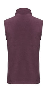 Bodywarmer personnalisé femme sans manches cintré | Elgar Burgundy