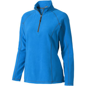 Veste publicitaire micro-polaire 1/4 de zip femme Bowlen Bleu