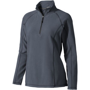 Veste publicitaire micro-polaire 1/4 de zip femme Bowlen Gris moyen