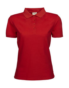 Polo personnalisé femme manches courtes | Skuli Red