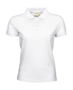 Polo personnalisé femme manches courtes | Skuli White