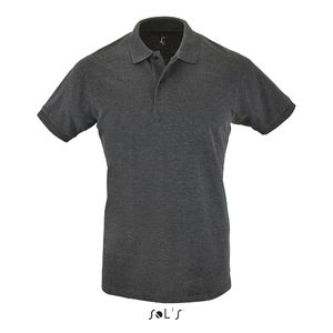 Polo personnalisé homme | Perfect Men Anthracite chiné