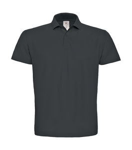 Polo homme publicitaire | ID.001 Piqué Polo Anthracite