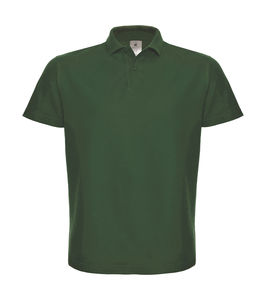 Polo homme publicitaire | ID.001 Piqué Polo Bottle Green