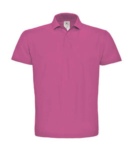 Polo homme publicitaire | ID.001 Piqué Polo Fuchsia