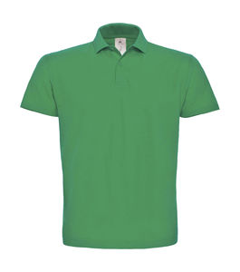 Polo homme publicitaire | ID.001 Piqué Polo Kelly Green