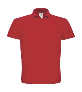 Polo homme publicitaire | ID.001 Piqué Polo Red