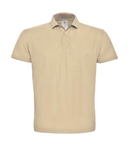 Polo homme publicitaire | ID.001 Piqué Polo Sand