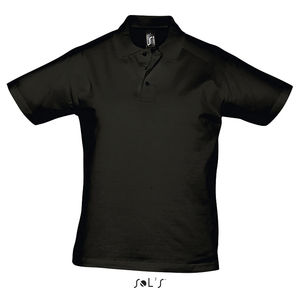 Polo publicitaire homme | Prescott Men Noir profond