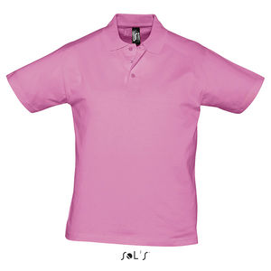 Polo publicitaire homme | Prescott Men Rose orchidée