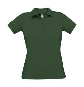 Polo femme publicitaire | Safran Pure women Polo Bottle Green