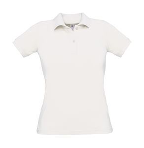 Polo femme publicitaire | Safran Pure women Polo White