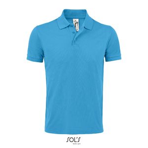 Polo publicitaire homme polycoton | Prime Men Aqua