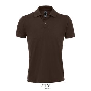 Polo publicitaire homme polycoton | Prime Men Chocolat