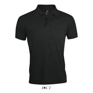 Polo publicitaire homme polycoton | Prime Men Noir