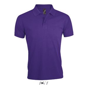 Polo publicitaire homme polycoton | Prime Men Violet foncé