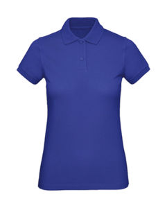 Polo bio femme personnalisé | Inspire Polo  women Cobalt Blue
