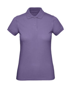 Polo bio femme personnalisé | Inspire Polo  women Millenial Lilac