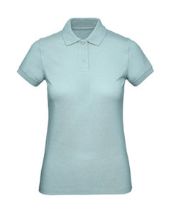 Polo bio femme personnalisé | Inspire Polo  women Millenial Mint