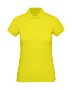 Polo bio femme personnalisé | Inspire Polo  women Solar Yellow