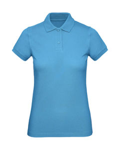 Polo bio femme personnalisé | Inspire Polo  women Very Turquoise