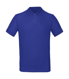 Polo bio homme publicitaire | Inspire Polo  men Cobalt Blue