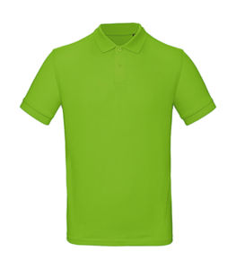 Polo bio homme publicitaire | Inspire Polo  men Orchid Green